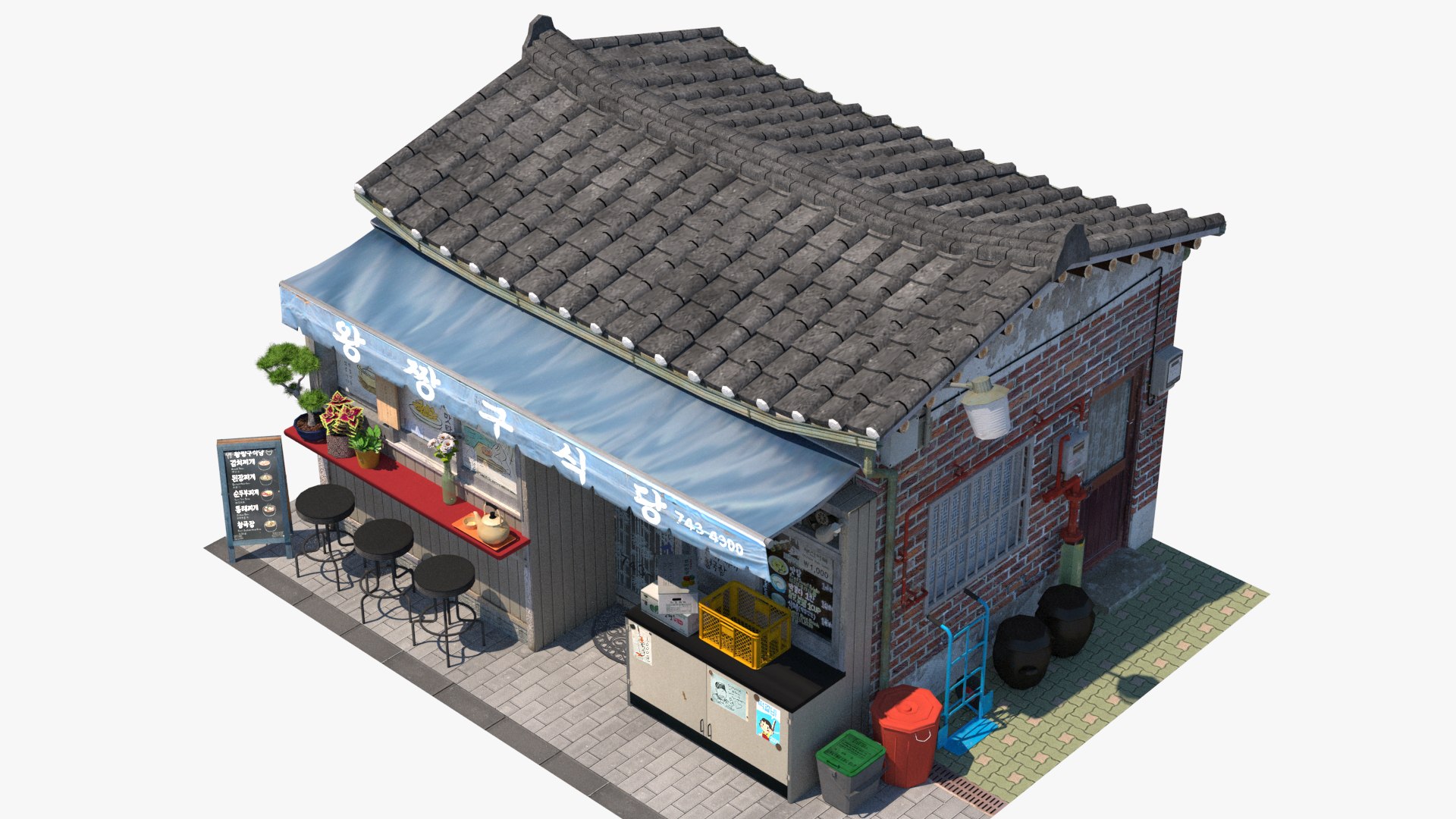 Wang Jjanggu Restaurant Remastered 3D https://p.turbosquid.com/ts-thumb/hn/tGAxBd/QD/img04/jpg/1718281938/1920x1080/fit_q87/d2b9571889a984c1981b96a5a1a6ea7c78833fa1/img04.jpg