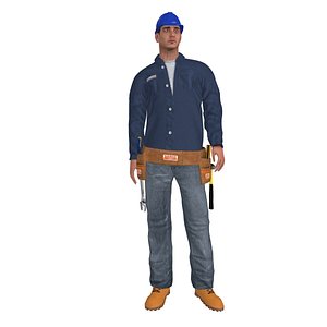 Worker H3 LOD3 rigged