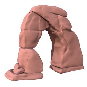 arch delicate 3d model