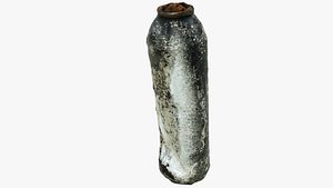 3D Old Rust Aerosol Can 8 Scan 3D model