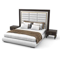 Capital collection Kole Plus Bed & Korp Nightstands