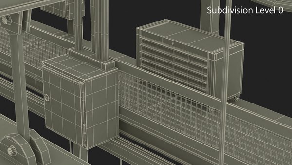 modelo 3d Línea de montaje de Tesla - TurboSquid 2322246