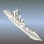 uss ingraham ffg-61 frigate ship 3d model