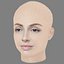 Cristina Castano Head - No Hair - Low poly head for game
