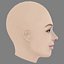 Cristina Castano Head - No Hair - Low poly head for game