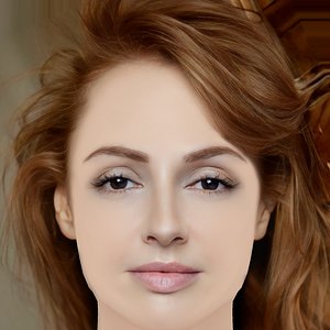 Cristina Castano Head - No Hair - Low poly head for game
