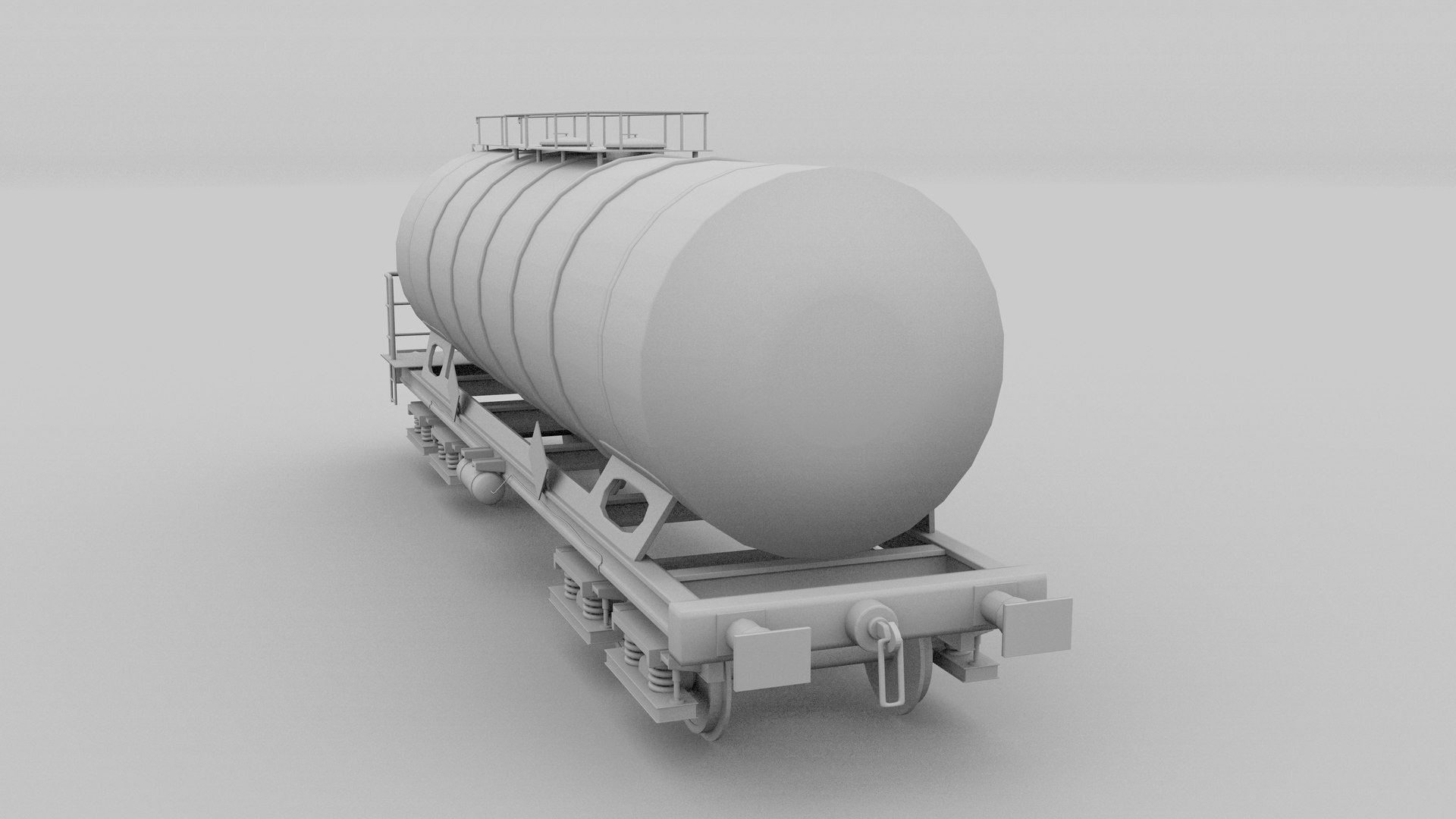 3d model er train car aral