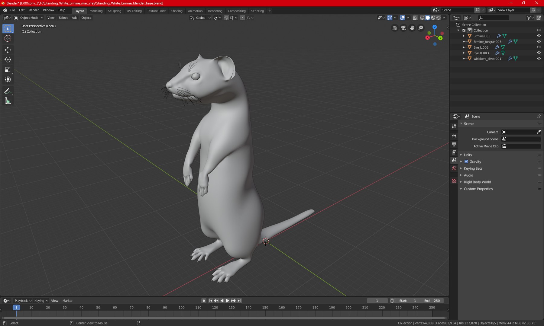 3D Standing White Ermine model https://p.turbosquid.com/ts-thumb/ho/HVjRnw/Yd/standingwhiteermine3dsmodel020/jpg/1711940545/1920x1080/fit_q87/6e332919e4b866237a276b7894b4fb099b507c15/standingwhiteermine3dsmodel020.jpg