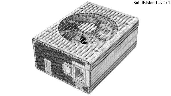 3D Computer Power Supply - TurboSquid 1828870
