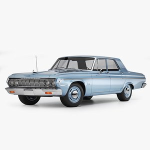 3D model Plymouth Belvedere Sedan 1964
