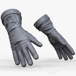 Astronaut Gloves High Poly
