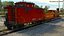 Coleção de locomotivas a vapor vintage