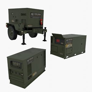 3D Military Portable Generator Pack
