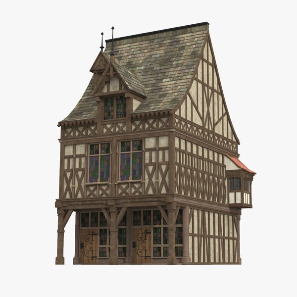 3D Medieval architecture town multistory building - TurboSquid 1972488