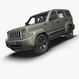 3d jeep liberty levels details model