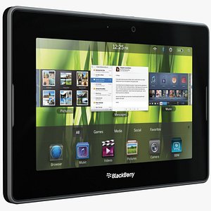 blackberry playbook tablet 3d max