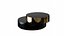 Table basse en verre foncé