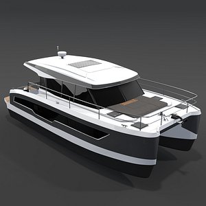 3D MY4S FOUNTAINE PAJOT 3D power catamaran Grey
