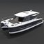 MY4S FOUNTAINE PAJOT 3D power catamaran Grey