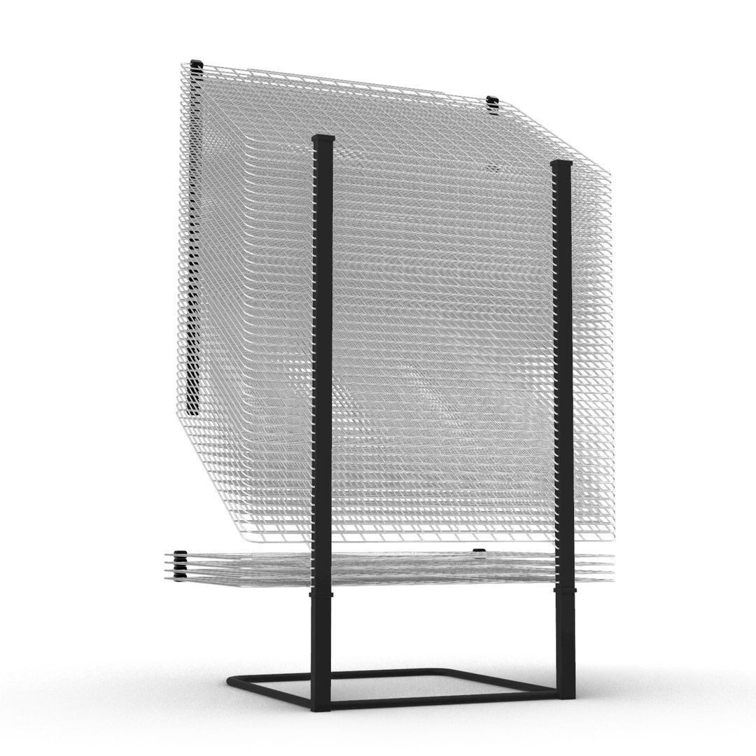 3D Model Printmaking Drying Rack TurboSquid 2040573