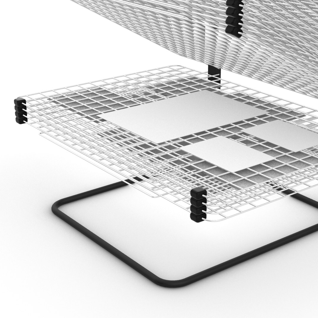 3D Model Printmaking Drying Rack TurboSquid 2040573