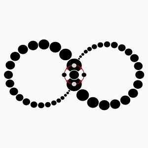 crop circle formation milk 3d model