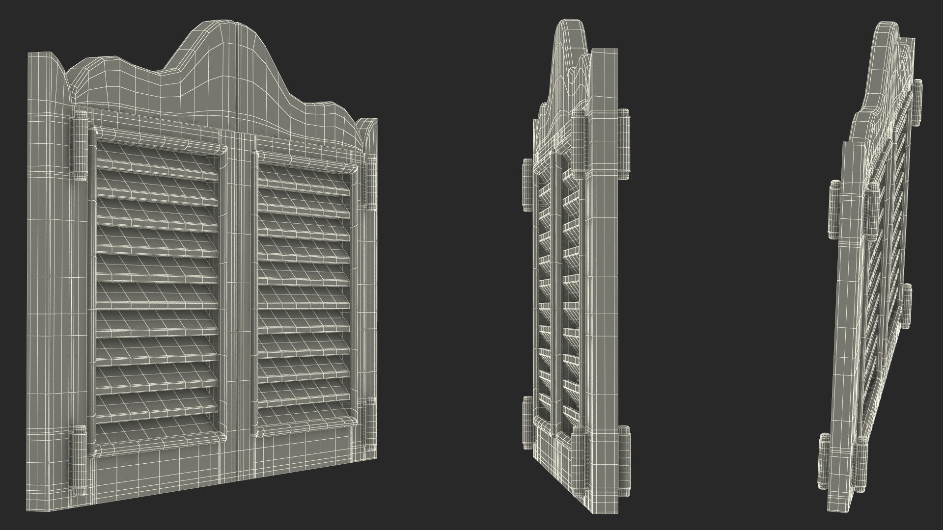 3D Old Western Saloon Doors https://p.turbosquid.com/ts-thumb/ho/egpr8Q/5J/oldwesternsaloondoorsvray3dmodel024/jpg/1686650551/1920x1080/fit_q87/94a89928a9b0bf0e9f850242482100815b368c81/oldwesternsaloondoorsvray3dmodel024.jpg