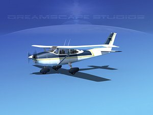 3d model skylane cessna 182