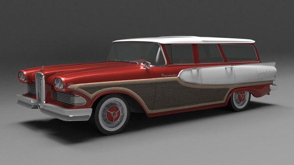 Edsel bermuda 1958 3D model - TurboSquid 1594789