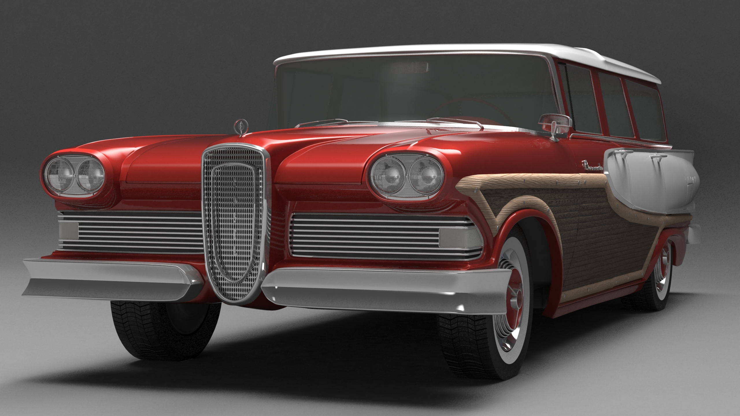 Edsel bermuda 1958 3D model - TurboSquid 1594789