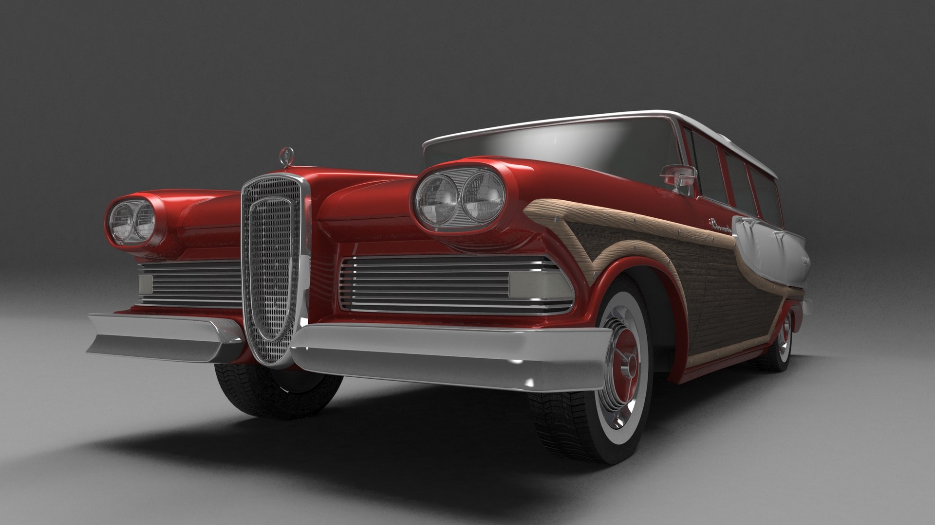 Edsel Bermuda 1958 3D Model - TurboSquid 1594789