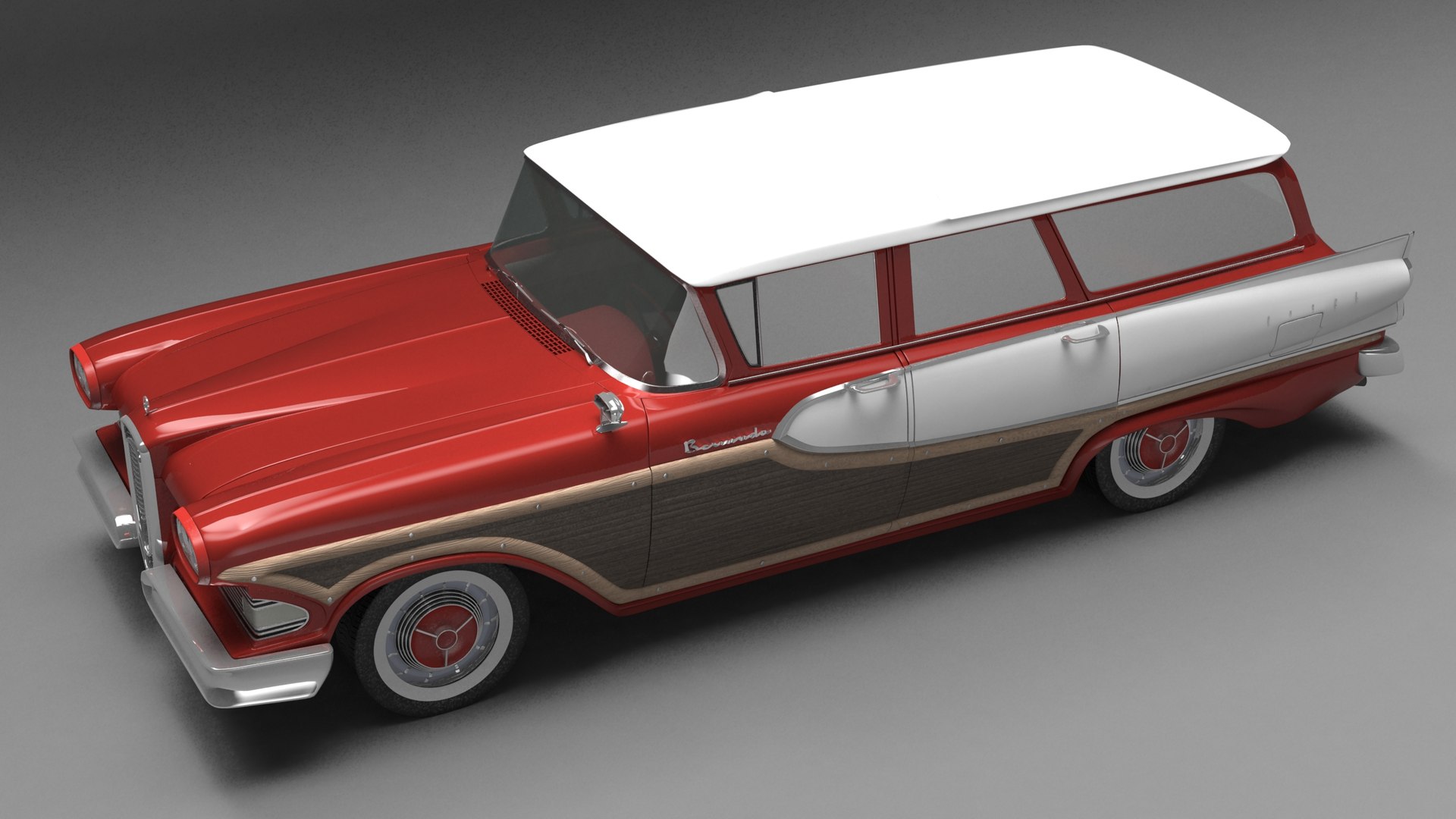 Edsel Bermuda 1958 3D Model - TurboSquid 1594789
