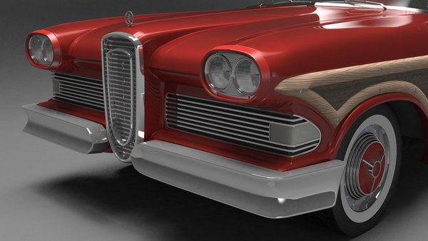 Edsel bermuda 1958 3D model - TurboSquid 1594789