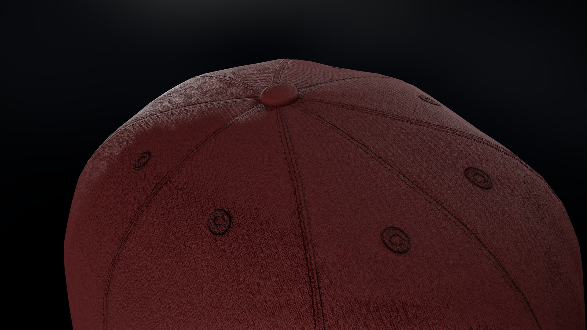 3D Red Snapback Cap model - TurboSquid 1839494