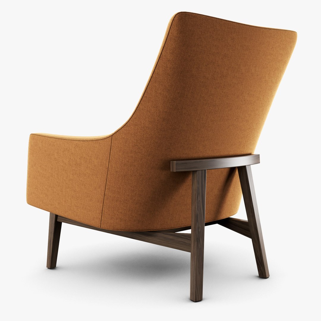 3D Ralph Pucci - Jens Risom Armchair - TurboSquid 2261375