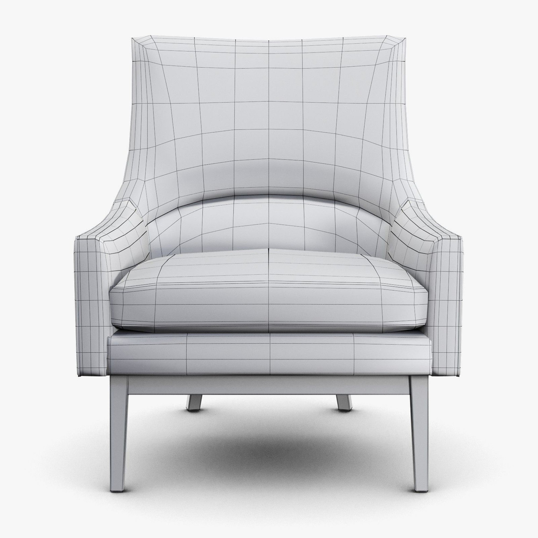 3D Ralph Pucci - Jens Risom Armchair - TurboSquid 2261375