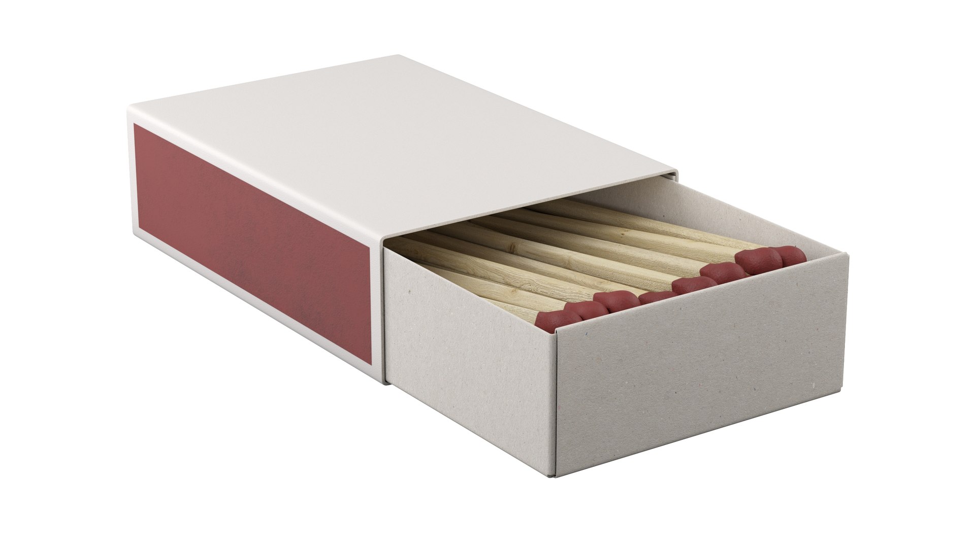 Box Of Matches Model - TurboSquid 2031703