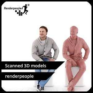 3d photorealistic human ben 0399 model