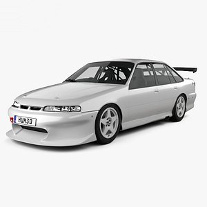 holden commodore race 3D model