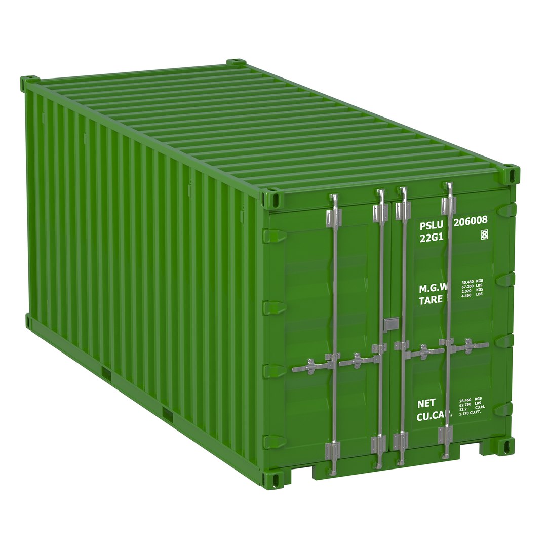 3D 20 Ft Container Collection - TurboSquid 2108739