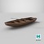 Norwegian Pram Boat Low-poly PBR