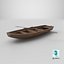 Norwegian Pram Boat Low-poly PBR