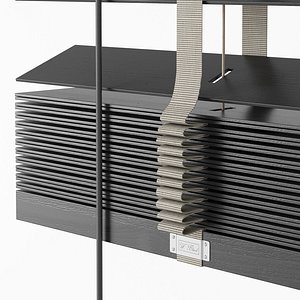 3D Wooden Blinds Set 13 model