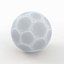 Soccerball SuperHighPoly white gold