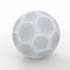 Soccerball SuperHighPoly white gold