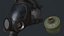 gas mask 3D model