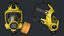 gas mask 3D model