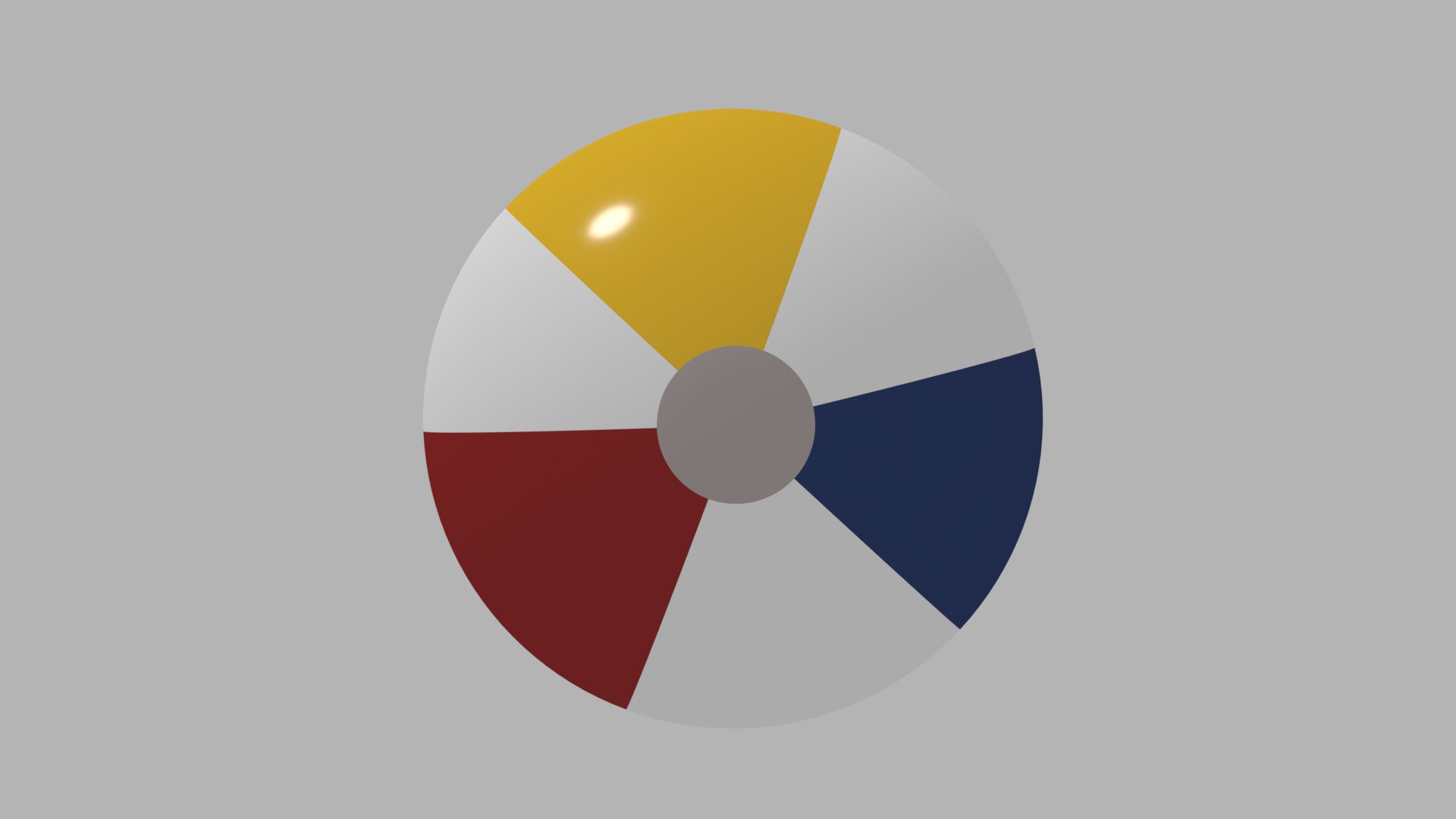 Beach ball 3D model - TurboSquid 1479074