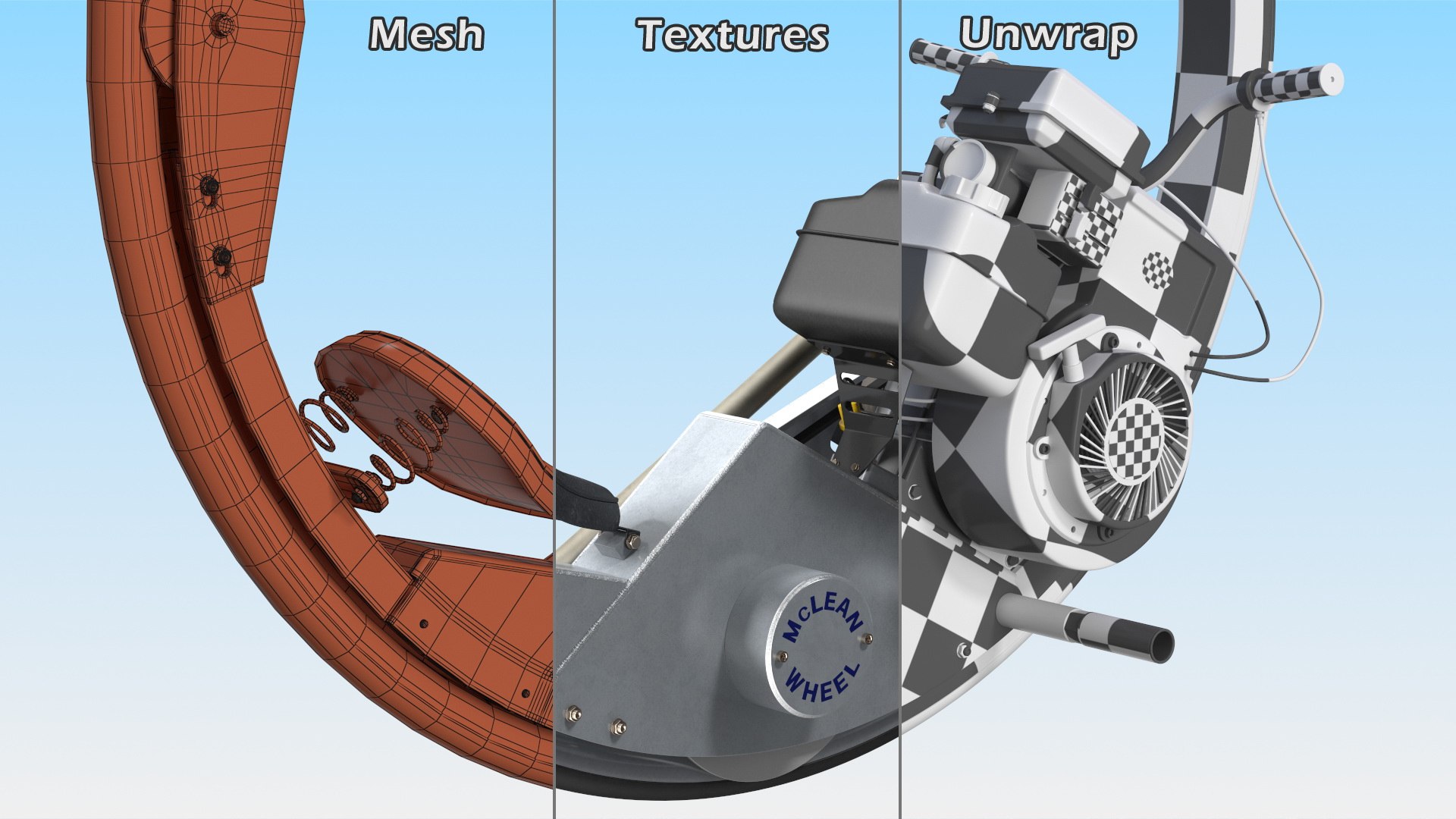 McLean Monocycle Rigged 3D https://p.turbosquid.com/ts-thumb/hp/BCbJ2G/hP/mcleanmonocyclerigged3dmodel024/jpg/1643767404/1920x1080/fit_q87/29a3820b8991caa087aede3cc588bc697b89f1d1/mcleanmonocyclerigged3dmodel024.jpg