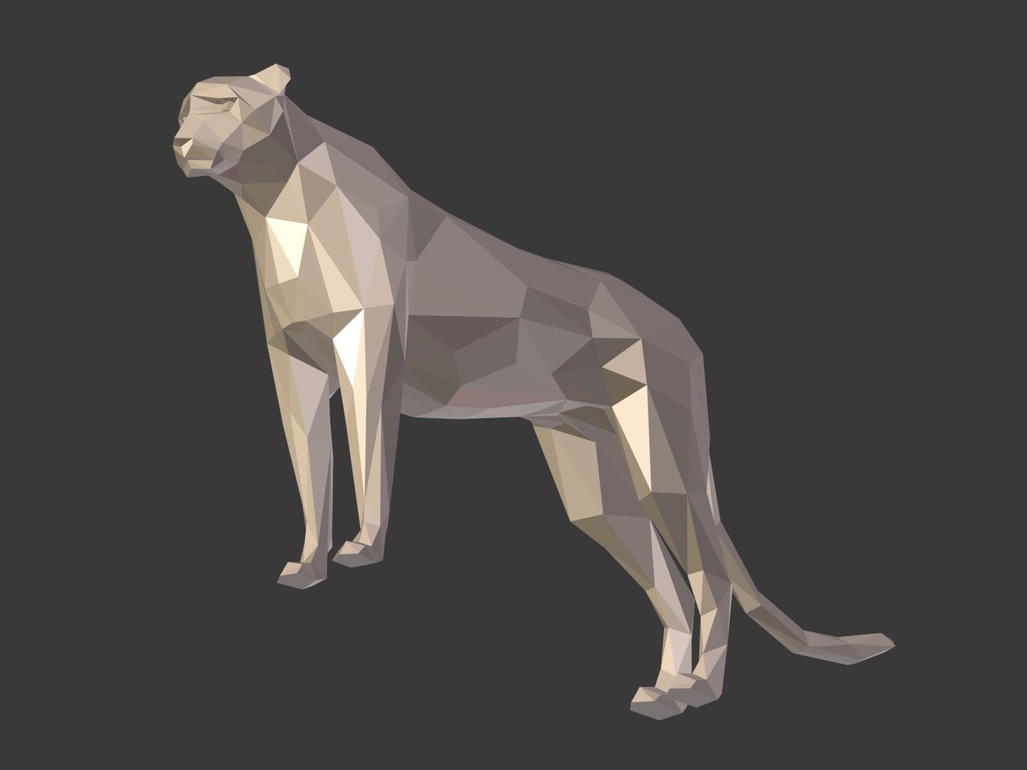 Cheetah Cartoon Toon 3D Model - TurboSquid 1472760